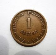 1 Escudo 1963 r.  Angola