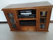 Piękna szafka RTV, lity dąb