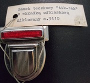 Kolekcjonerska pamiątka przedniotów PRL- lata70-Zamek Tik-Tak-Oryg. etyk.