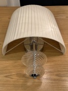 lampa ścienna kinkiet Vintage Musa chrom/kość słoniowa - 2 szt