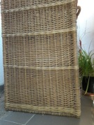 Kosz wiklinowy duży z pokrywą