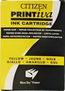 Citizen Printiva Ink Cartridge Yellow