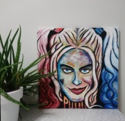 obraz nowoczesny Harley Quinn Batman Joker film