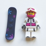 Lego Minifigurka 8803 col03-5 col039 Snowboarder/Snowbordzistka
