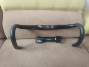 Kokpit, kierownica mostek FSA reparto corse carbon bianchi