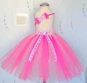 Spódniczka tutu błyszcząca tiul Księżniczka Princess tiulowa przebranie