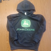 Bluza chlopięca z kapturem John Deere 9- 11lat