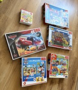 Puzzle Trefl i CzuCzu Strażak Sam, Psi Patrol, Bob Budowniczy Auta
