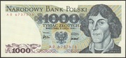POLSKA 1000 ZŁOTYCH 1975 - MIKOŁAJ  KOPERNIK - AR