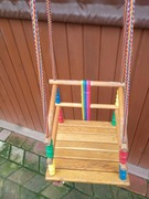 Drewniana huśtawka/bujanka dla dziecka