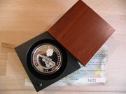 kolekcjonerska, srebrna moneta z opalami – seria Skarby Australii