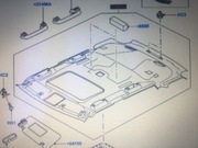 Range Rover Sport L320 2005-2009 podsufitka Nowa 