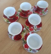 zestaw porcelana filiżanki Yamasen fine porcelain 24 gold collection japan