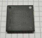 5szt., MIKROPROCESOR INTEL N80C188, 10MHz, PLCC68