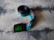 pasek do spodni w płomienie 