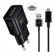 ORYGINALNA Ładowarka Samsung Fast Charging + Kabel Micro 100 cm.