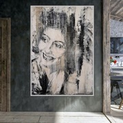 Obraz "Emocja" 140x100cm, Akryl, Gyps, SPRZEDANY