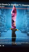 Kosa Nóż Bowie  StatTrak   Doppler