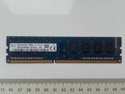 SKhynix DDR3 4GB PC3 1600Mhz, 12800U-11-13-A1, HMT