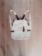 PLECAK DAMSKI MIEJSKI LEKKI PODRĘCZNY PLECACZEK TORBA NA RAMIĘ ecru