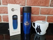 Zestaw kubek termiczny termos Air Gifts 350ml + kubek ceramiczny