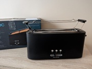 Toster Cecotec czarny wąski nowy