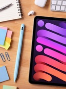 Rysik do iPada – niebieski, z funkcją odrzucania dłoni i wskaźnikiem LED