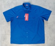 Koszula Engel Bardzo Duża 49/50 Niebieska Kieszenie 