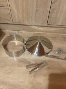 Czapka kominowa daszek wywietrznikowy nierdzewny 