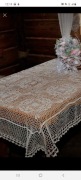 Obrus robiony na szydełku 220x140