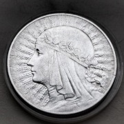moneta 10 złotych 1933 r Głowa srebro 