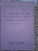 Pamiętnik Literacki, rocznik LXXV, zeszyt 3 z 1984 r. Romantyzm
