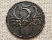 II RP 5 groszy 1925 r. GG 