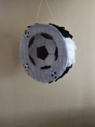 Zestaw urodzinowy piniata jak piłka nożna sport  kij+imie 