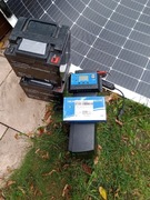 Zestaw fotowoltaiczny UPS akumulator regulator  off grid 24v 220v