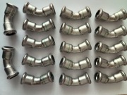 Kolano 45° 15 Kan-Therm Inox