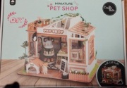 Domek miniaturowy Pet shop Sklep dla zwierząt