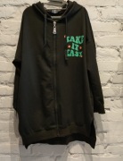 Czarna bluza oversize rozm.uniwersalny