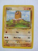 Pokemon Diglett base set 47/102 rok 1999 stan 4/6