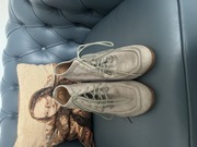 Botki zamsz Zara, koturn rozm. 41