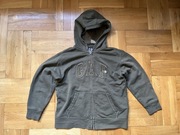 Rozpinana bluza z kapturem (zielona) - GAP - rozmiar 134