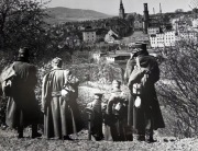 BYSTRZYCA KŁODZKA panorama miasta, fotos film PIERWSZY DZIEŃ WOLNOŚCI 24x30