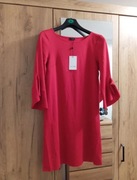 Sukienka czerwona elegancka Solar 36 Nowa z metką