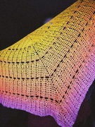 Chusta wykonana na szydelku