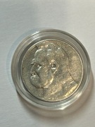 II RP - 2 zł 1934 r. J. Piłsudski - srebro Ag - kapsel