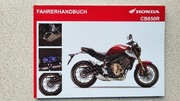 Oryginalna instrukcja obsługi Honda CB650R,niemiecki.