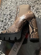 Botki damskie skóra