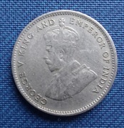 Moneta HONG KONG 10 centów 1935 Jerzy V