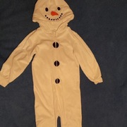 Strój bałwan, bałwanek 110, 116, 122, 128 przebranie kostium bal piżama