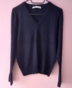 Sweterek granatowy damski roz.S wymiary opis firmy Zara